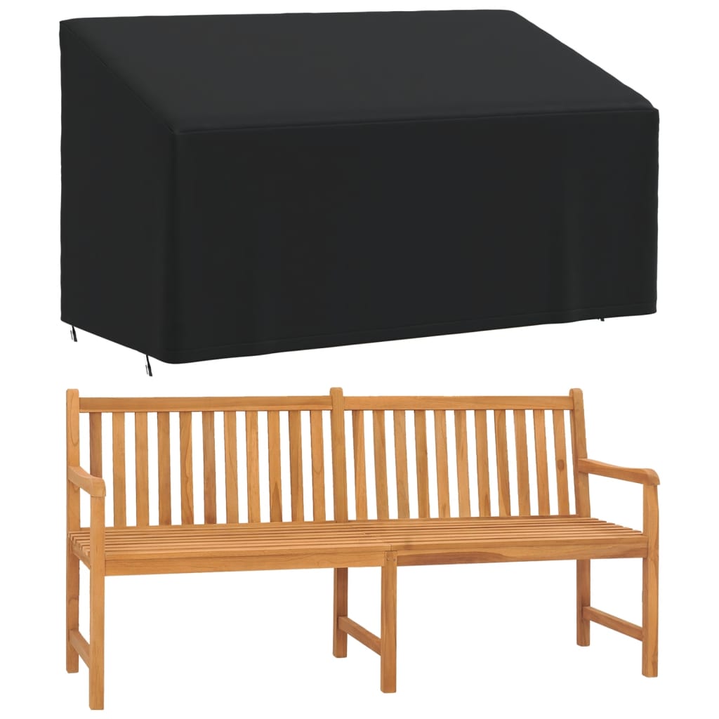 Huse banchete cu 3 locuri, 2 buc., 175x85x68/94 cm, Oxford 420D