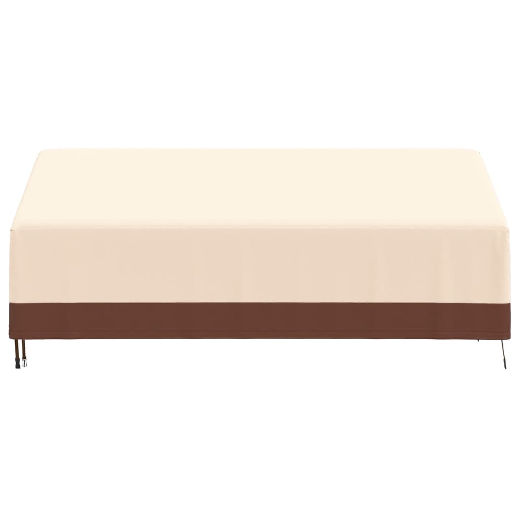 Huse banchete cu 3 locuri, 2 buc., 204x86x48/73 cm, Oxford 600D