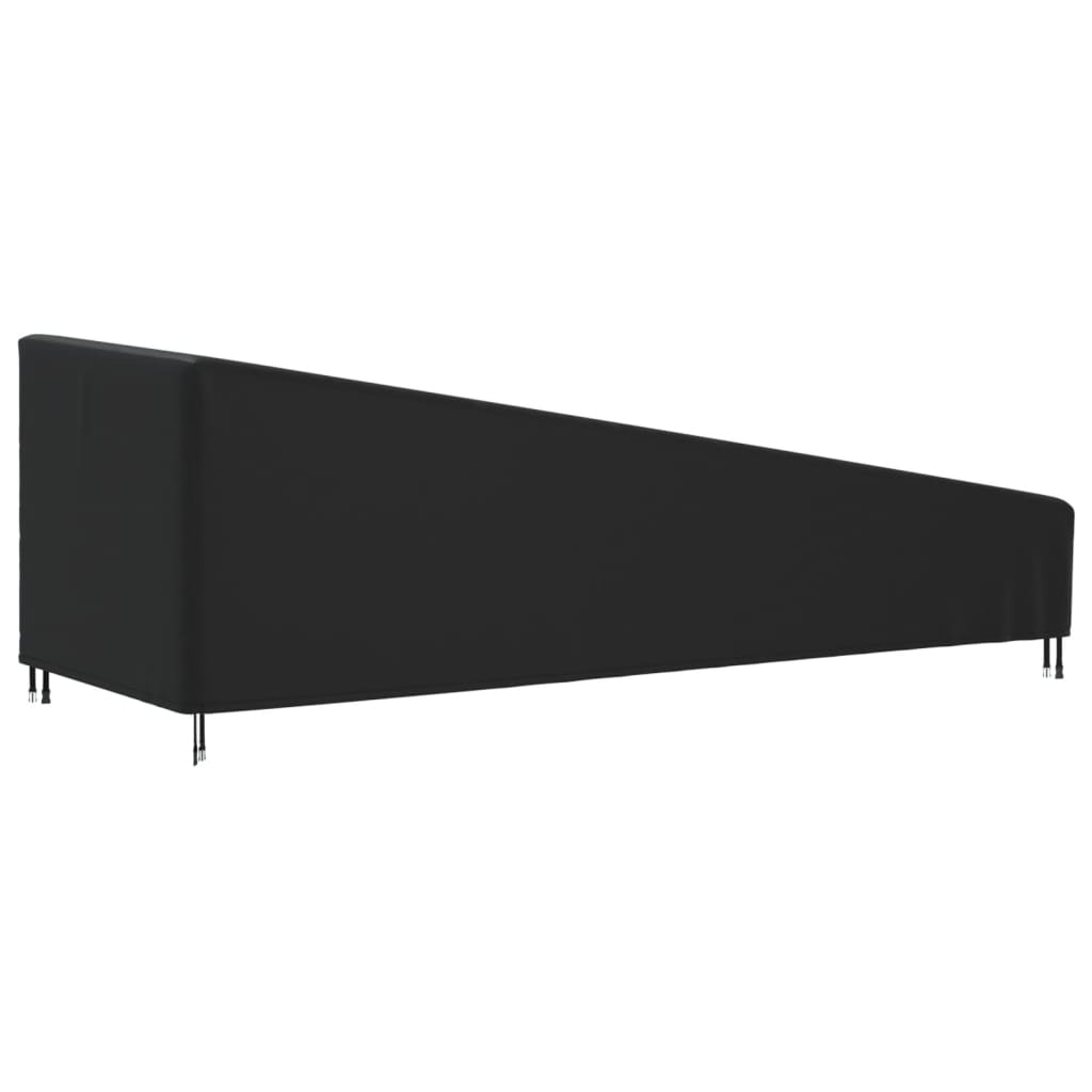 Huse pentru șezlong, 2 buc., 203x81x25/63 cm, Oxford 420D