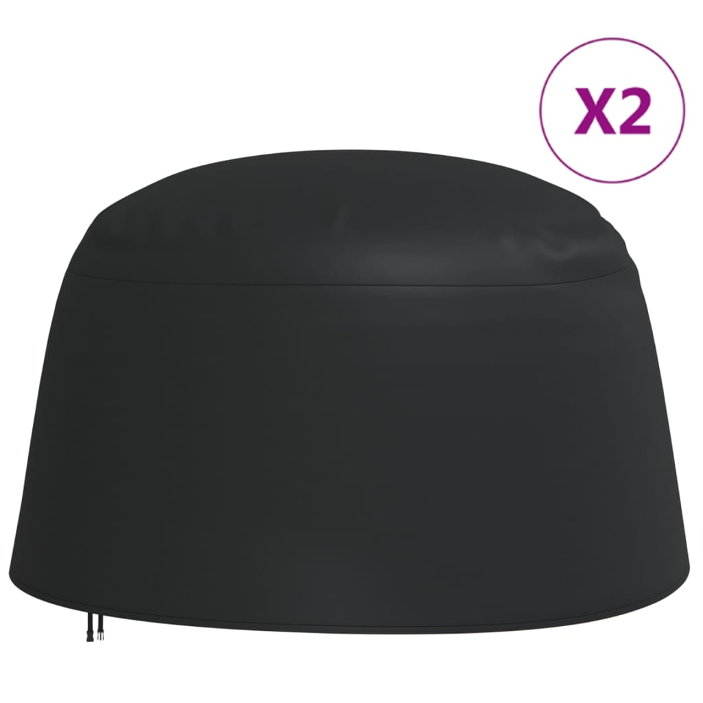 Huse scaune suspendate tip ou, 2 buc., Ø 190x115 cm Oxford 420D
