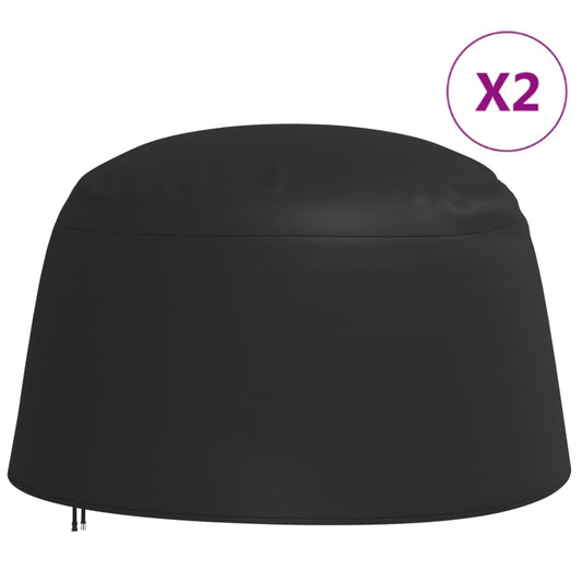 Huse scaune suspendate tip ou, 2 buc., Ø 190x115 cm Oxford 420D