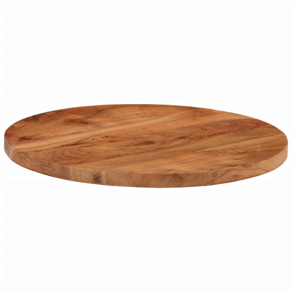 Blat de masă rotund, Ø60x2,5 cm, lemn masiv de acacia