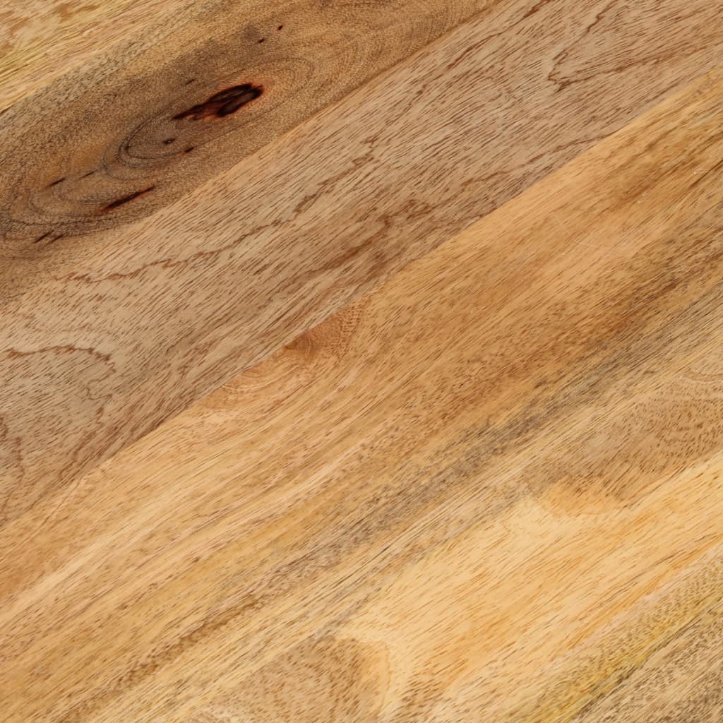 Blat de masă oval, 100x40x3,8 cm, lemn masiv de mango