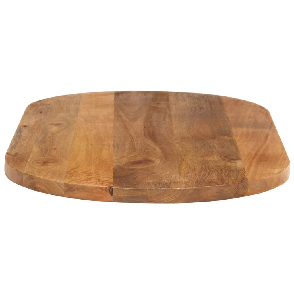 Blat de masă oval, 90x40x2,5 cm, lemn masiv de mango