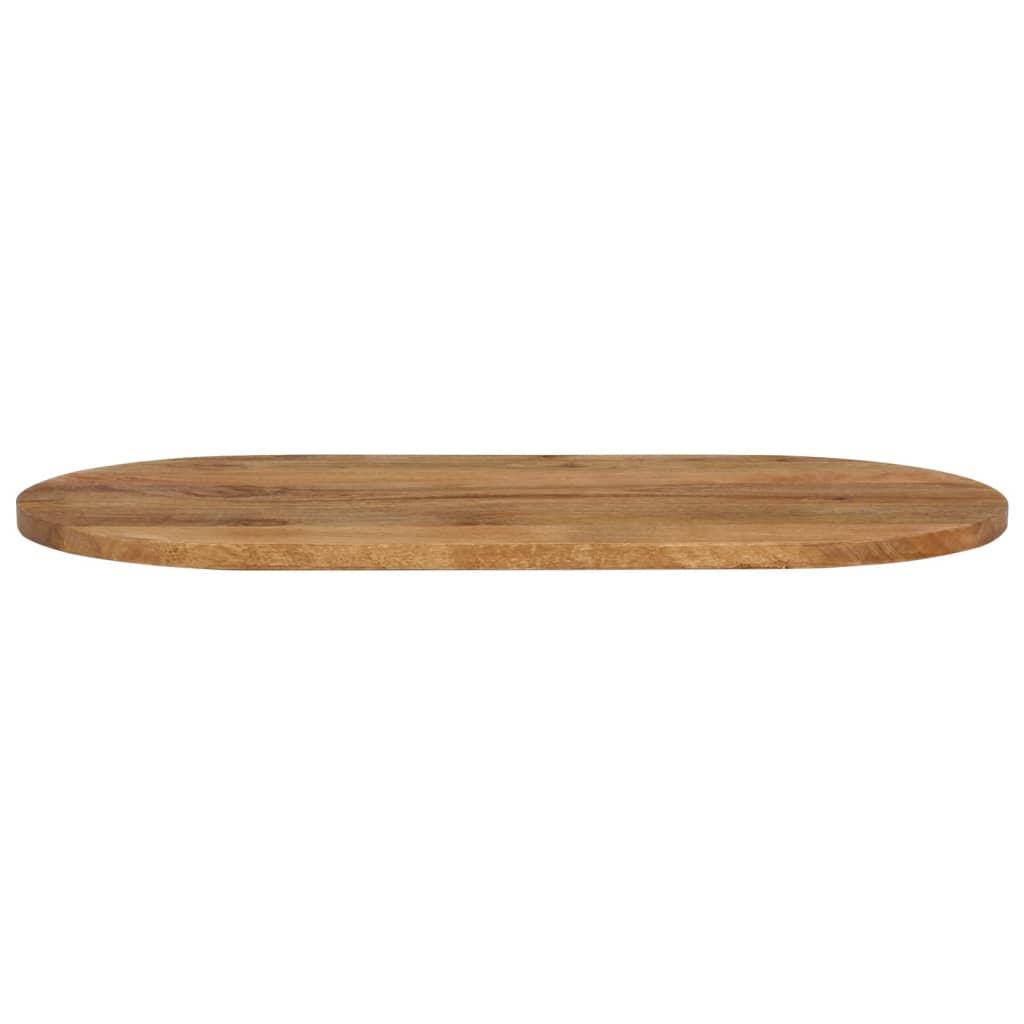 Blat de masă oval, 120x50x3,8 cm, lemn masiv de mango