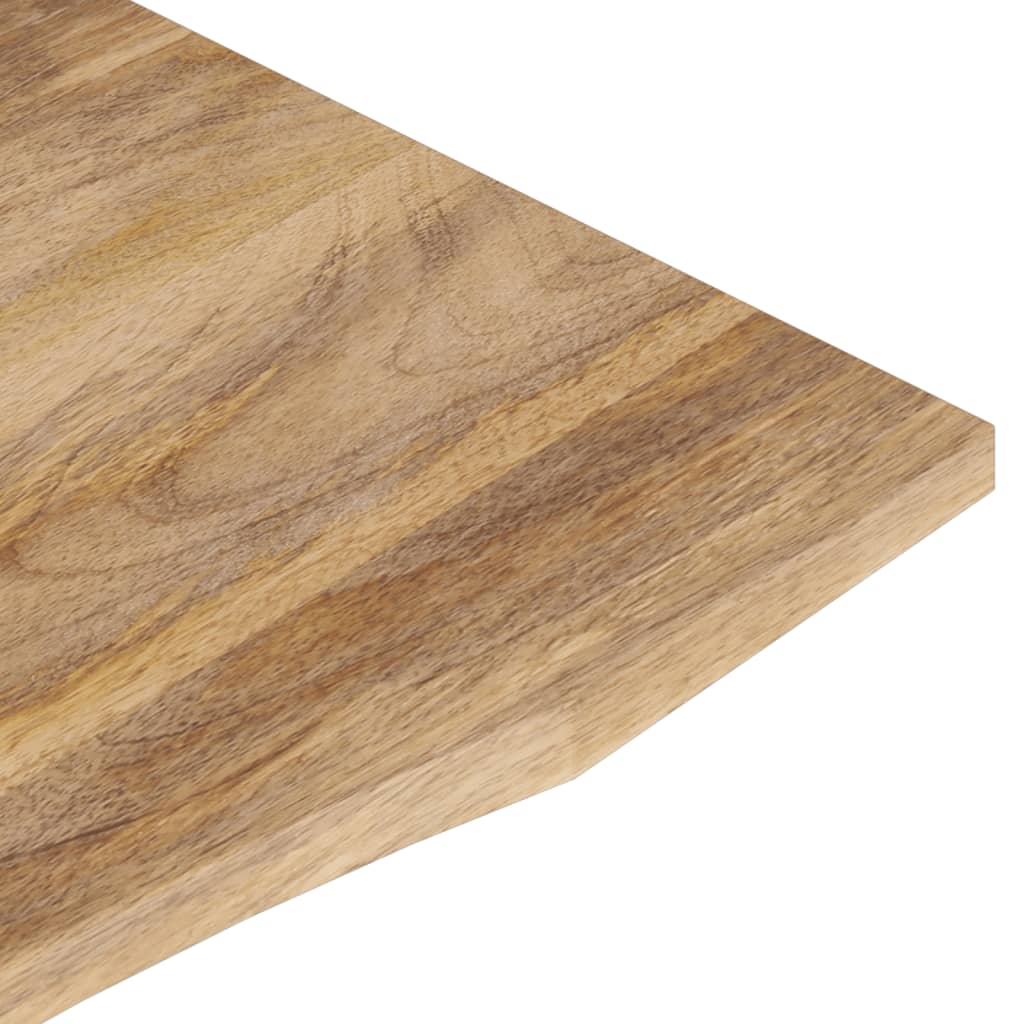 Blat birou cu decupaj curbat 110x50x2,5cm lemn masiv mango brut