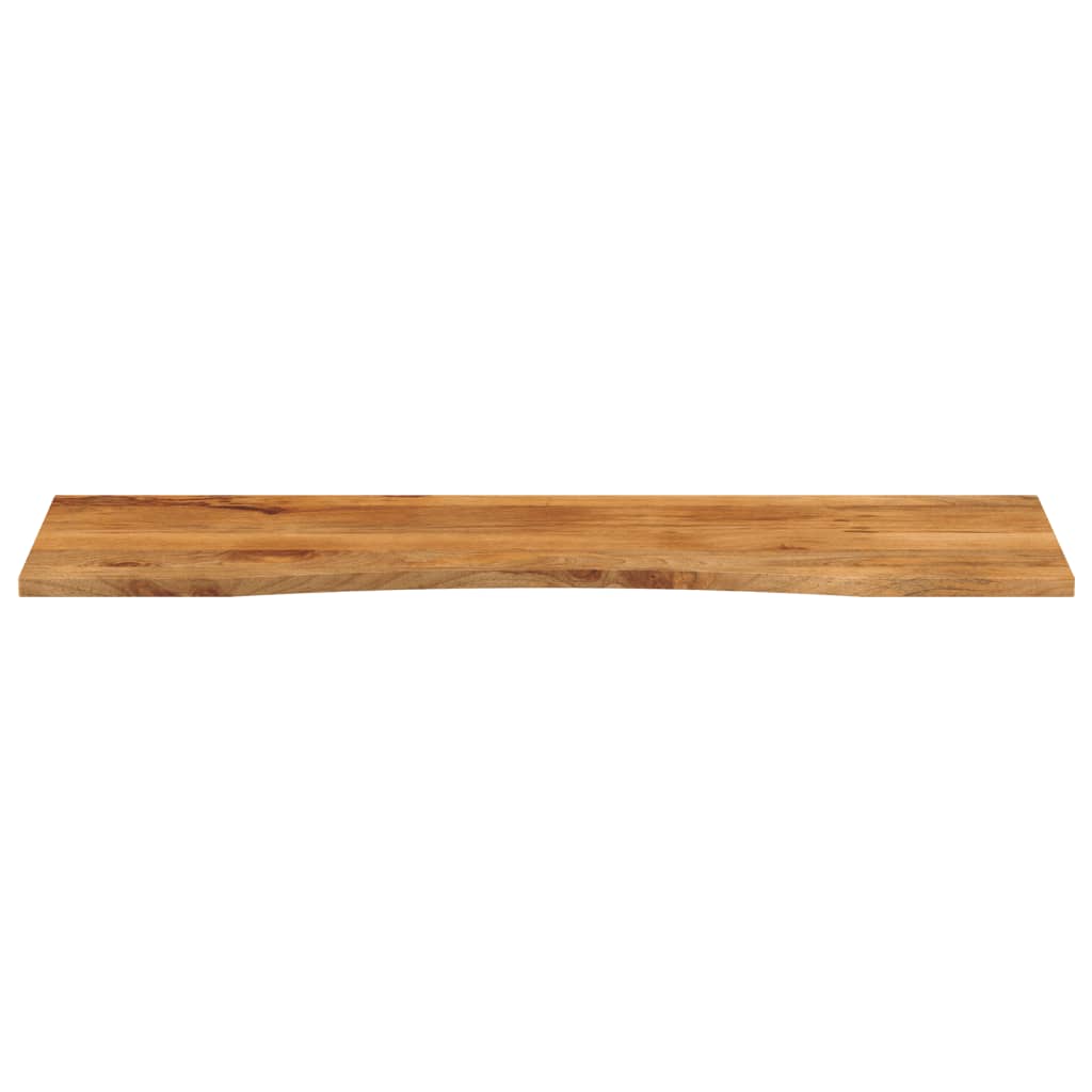 Blat birou cu decupaj curbat 160x50x2,5cm lemn masiv mango brut