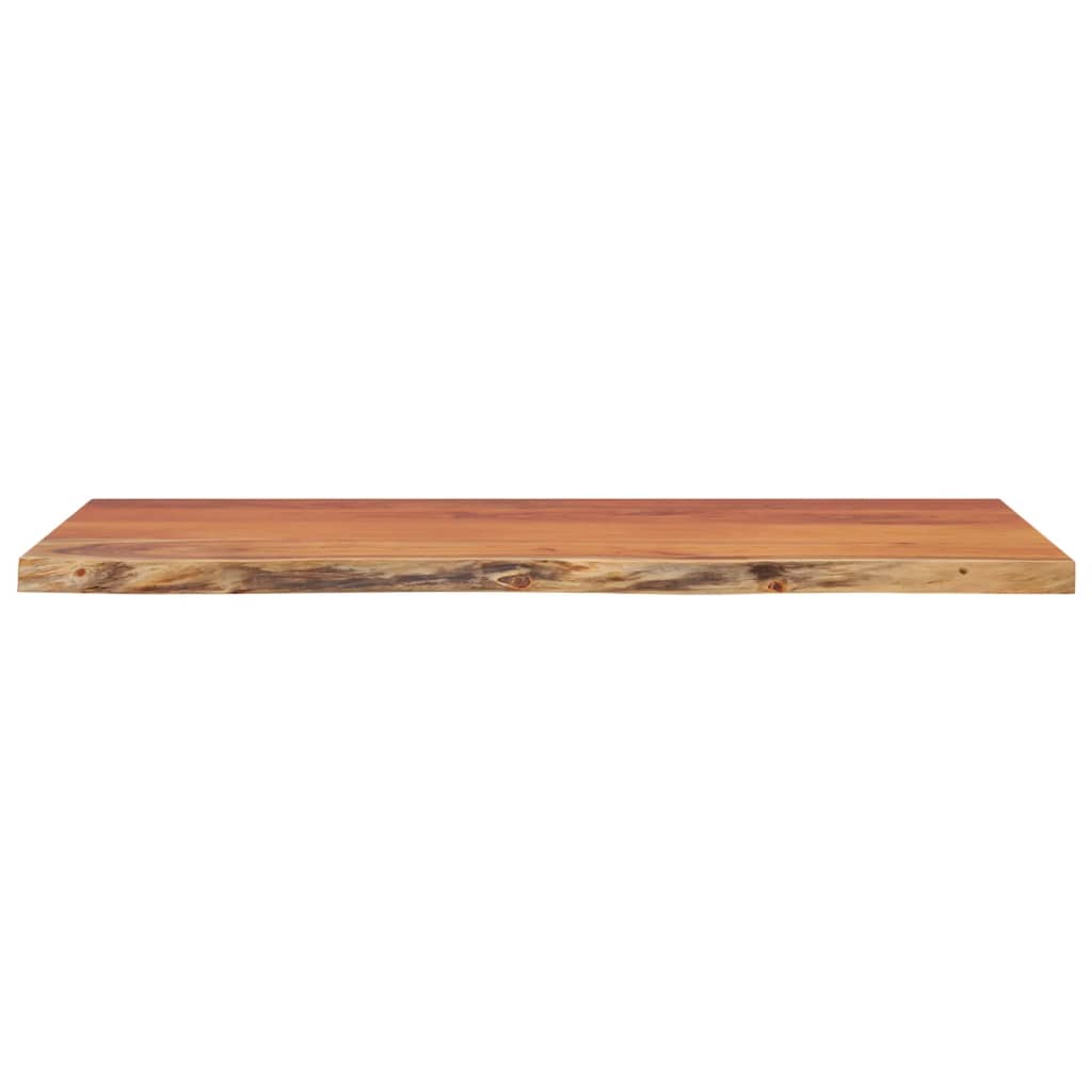 Blat masă 80x40x3,8 cm dreptunghiular lemn acacia margine vie