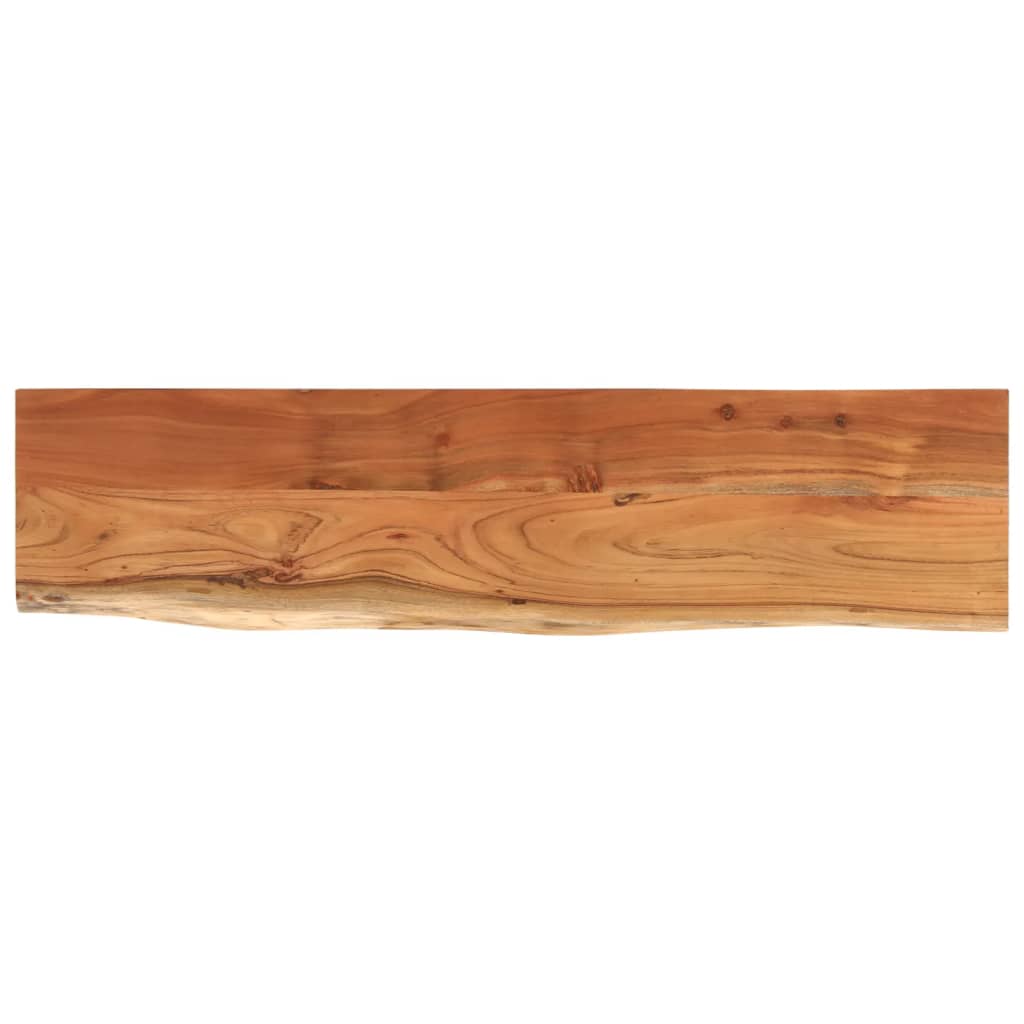Blat masă 160x40x3,8 cm dreptunghiular lemn acacia margine vie
