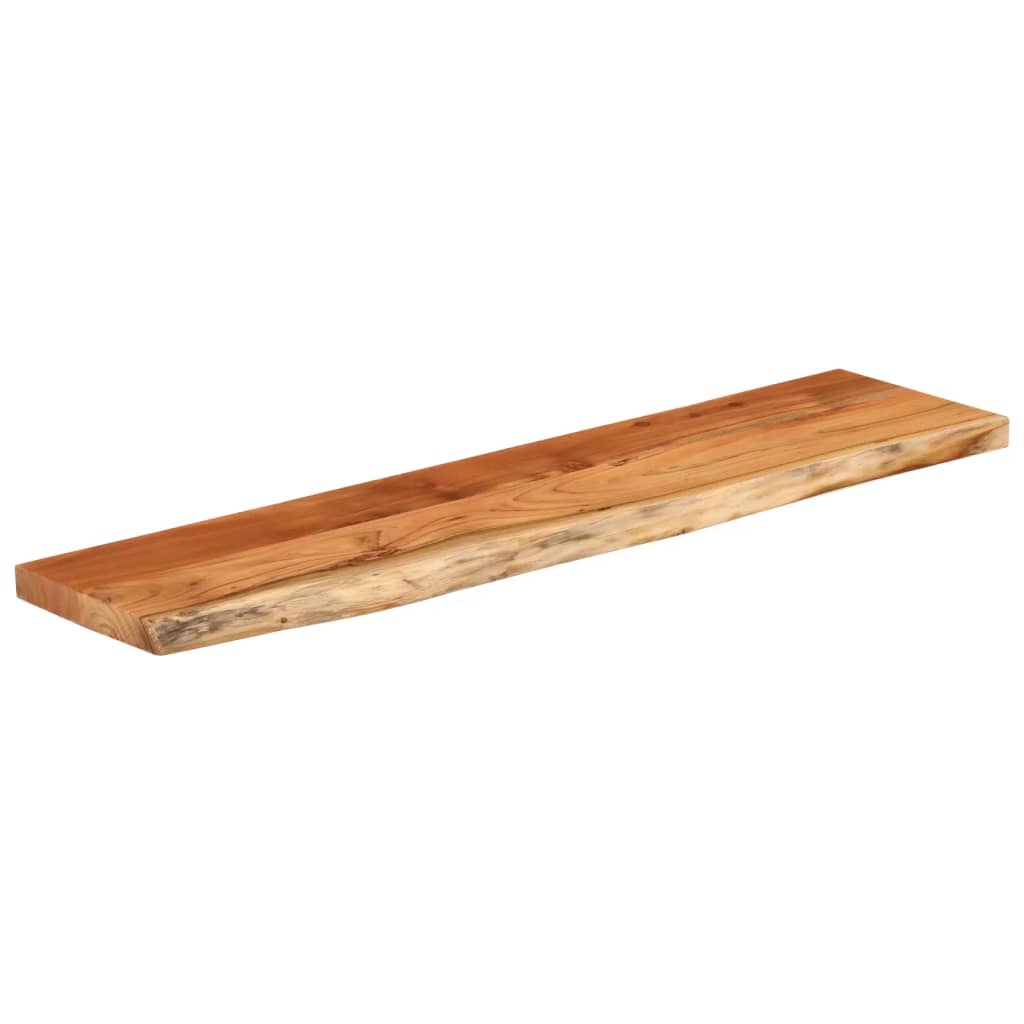 Blat masă 160x40x3,8 cm dreptunghiular lemn acacia margine vie
