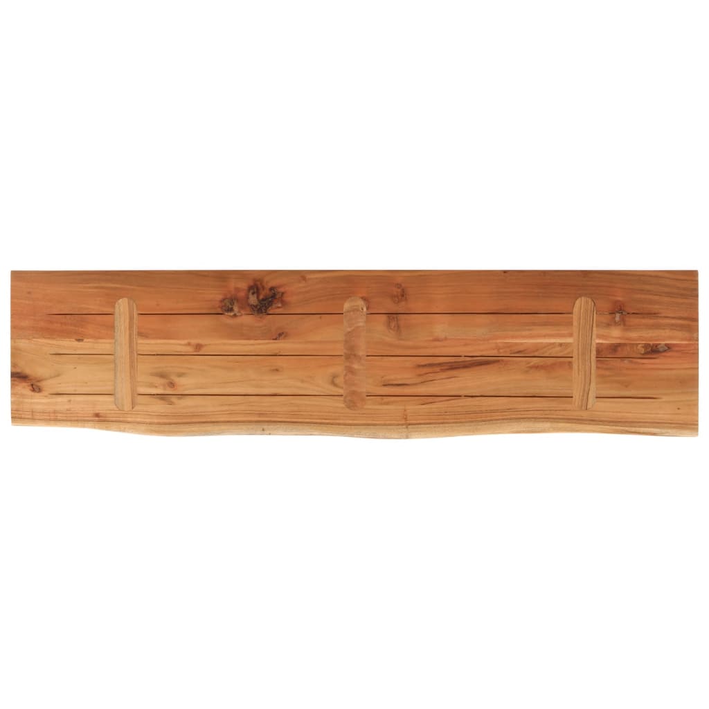 Blat masă 160x40x3,8 cm dreptunghiular lemn acacia margine vie