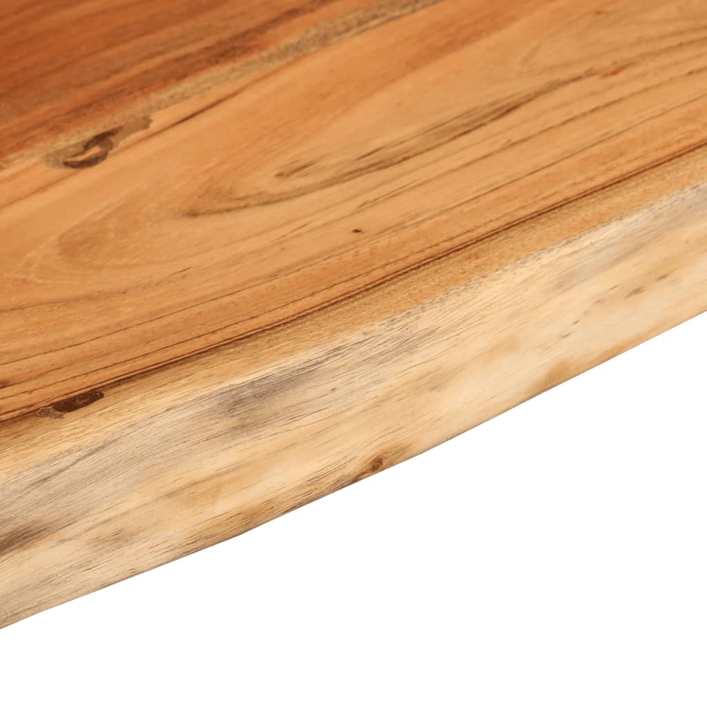 Blat masă 160x40x3,8 cm dreptunghiular lemn acacia margine vie