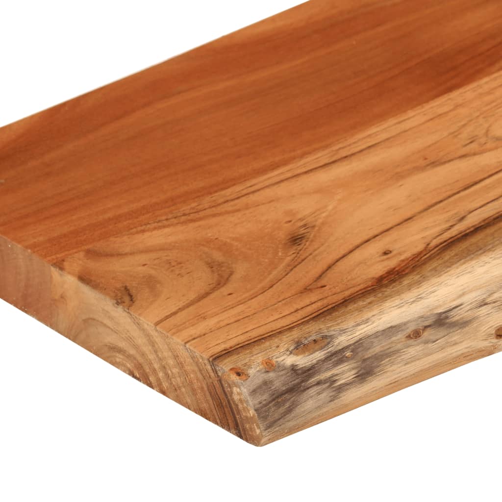 Blat masă 160x40x3,8 cm dreptunghiular lemn acacia margine vie