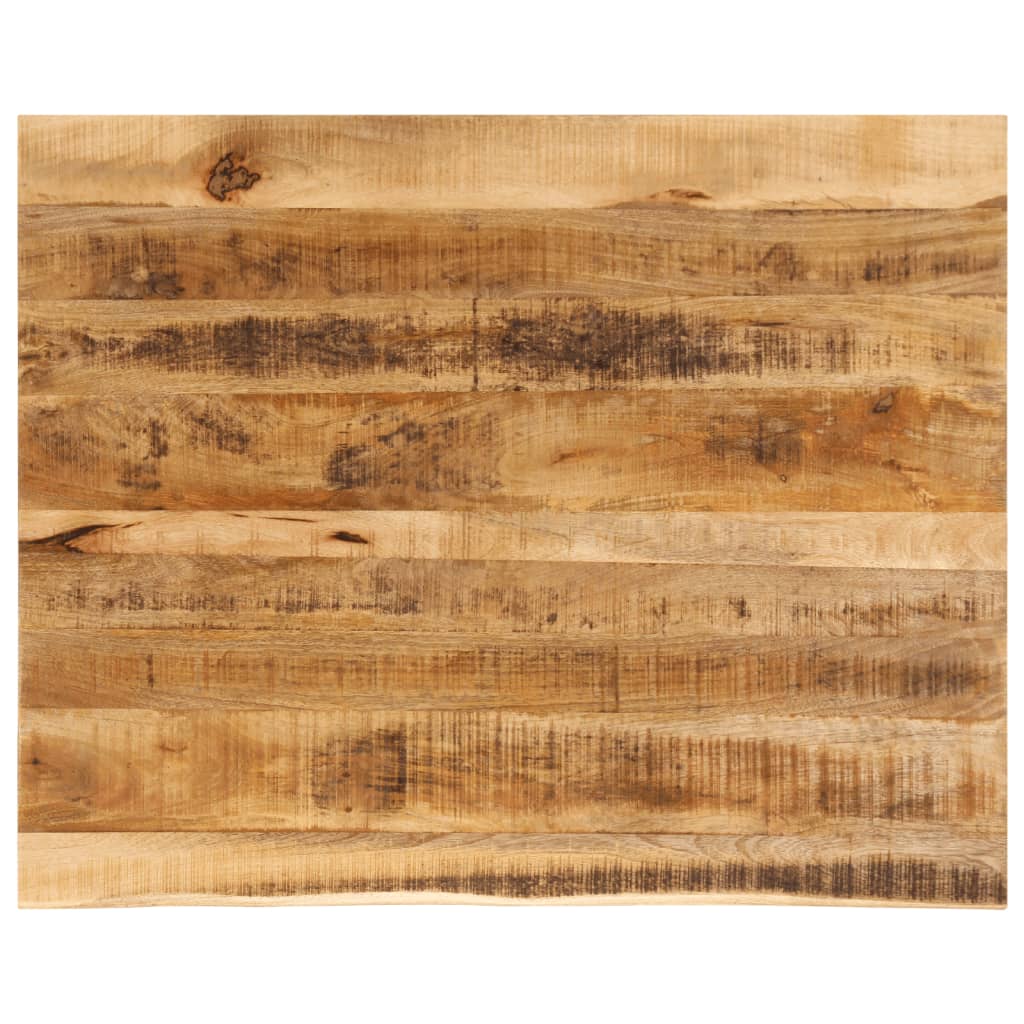 Blat de masă margine naturală, 100x80x2,5 cm, lemn masiv mango