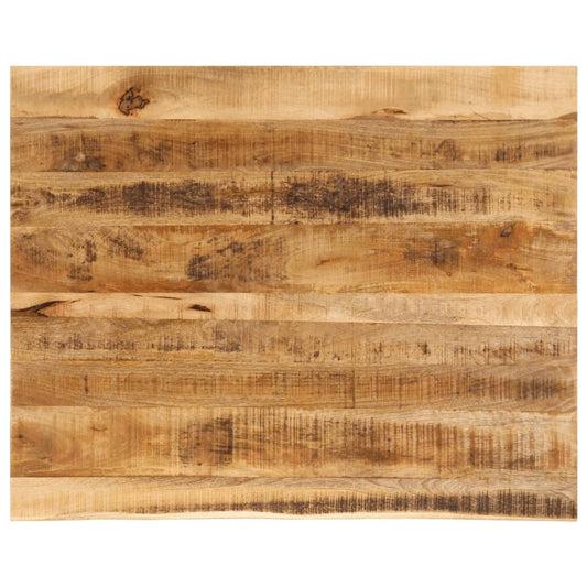 Blat de masă margine naturală, 100x80x2,5 cm, lemn masiv mango