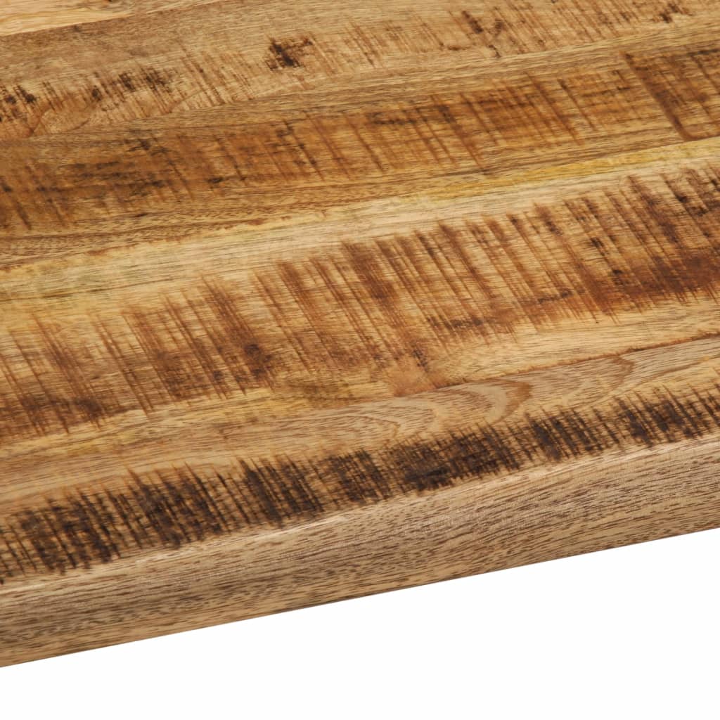 Blat de masă margine naturală, 100x80x2,5 cm, lemn masiv mango