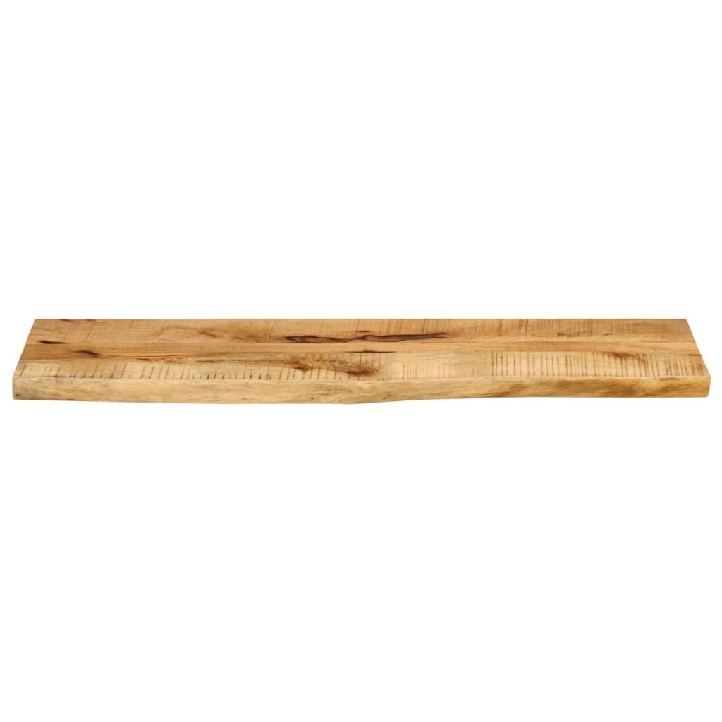 Blat de masă margine naturală, 120x20x3,8 cm, lemn masiv mango