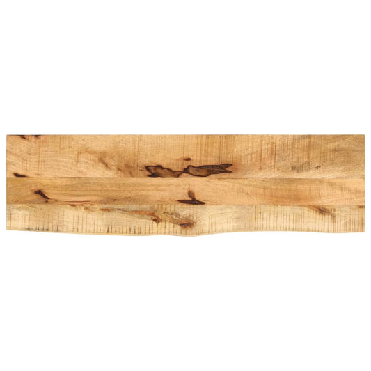 Blat de masă margine naturală, 120x30x3,8 cm, lemn masiv mango