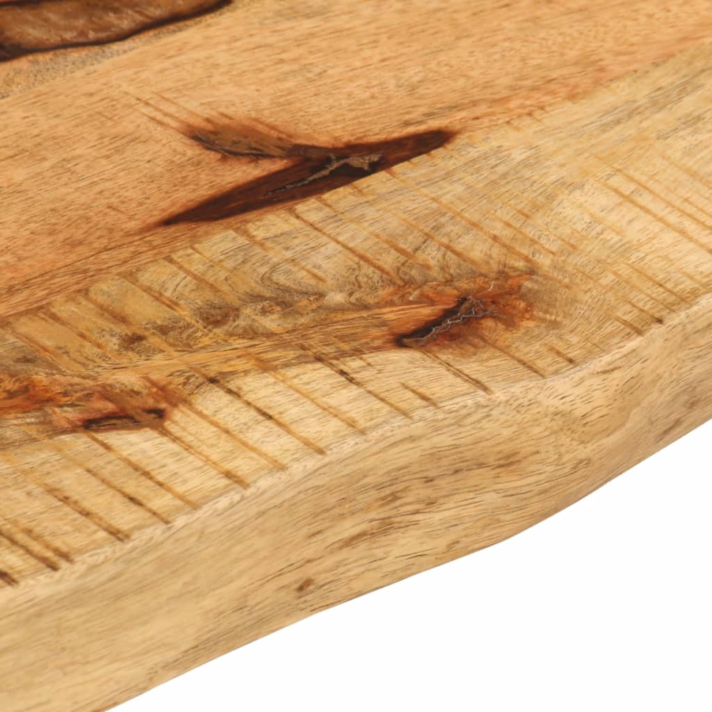 Blat de masă margine naturală, 120x30x3,8 cm, lemn masiv mango