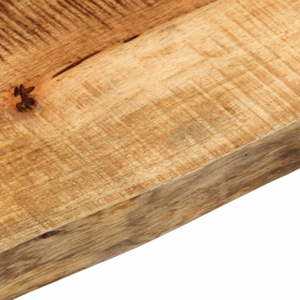 Blat de masă margine naturală, 180x40x3,8 cm, lemn masiv mango