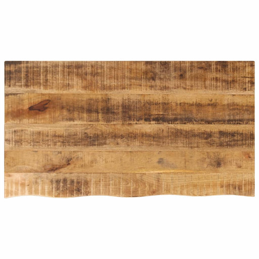 Blat de masă margine naturală, 110x60x3,8 cm, lemn masiv mango