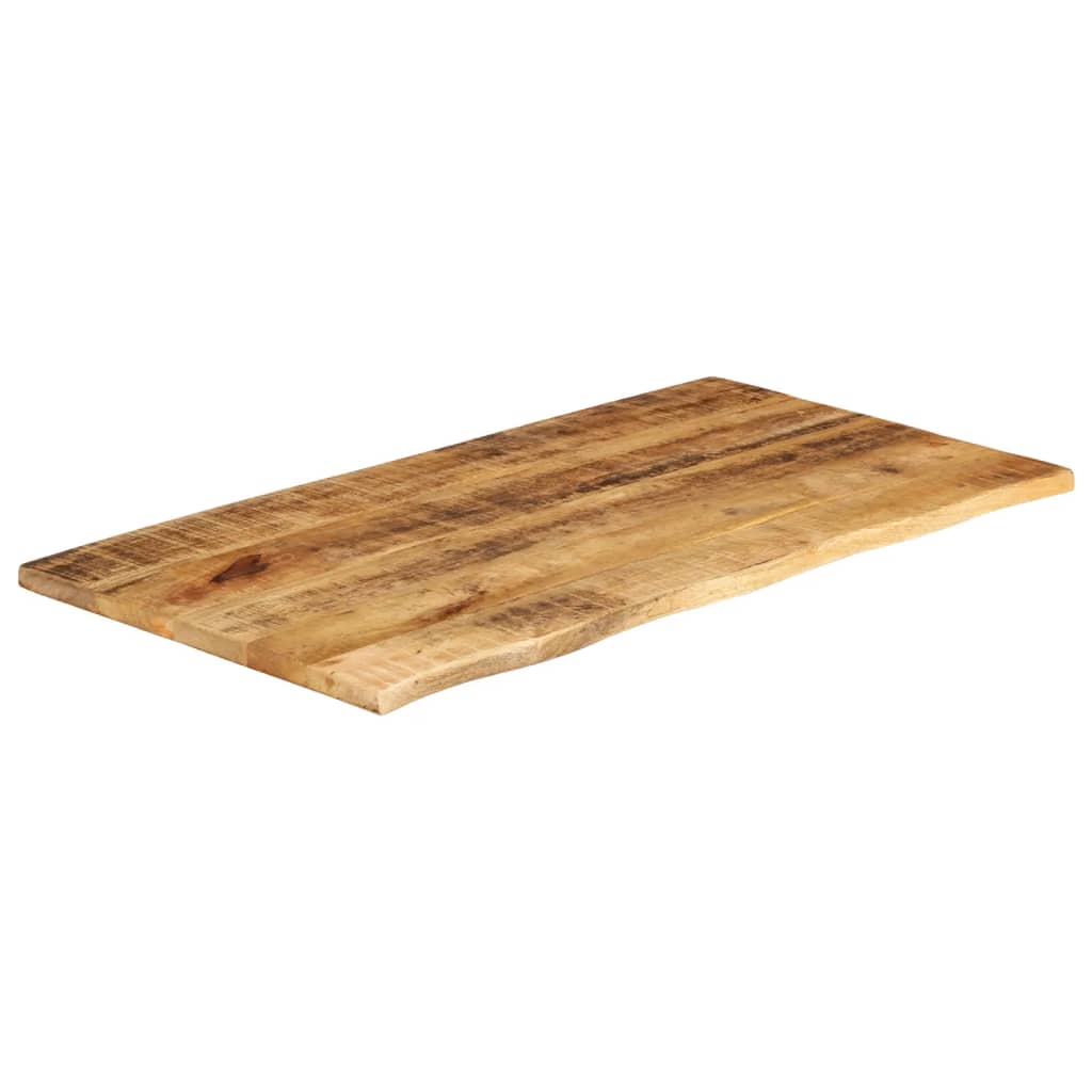 Blat de masă margine naturală, 110x60x3,8 cm, lemn masiv mango