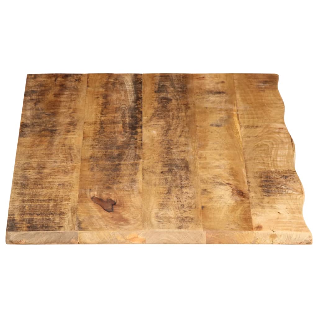 Blat de masă margine naturală, 110x60x3,8 cm, lemn masiv mango
