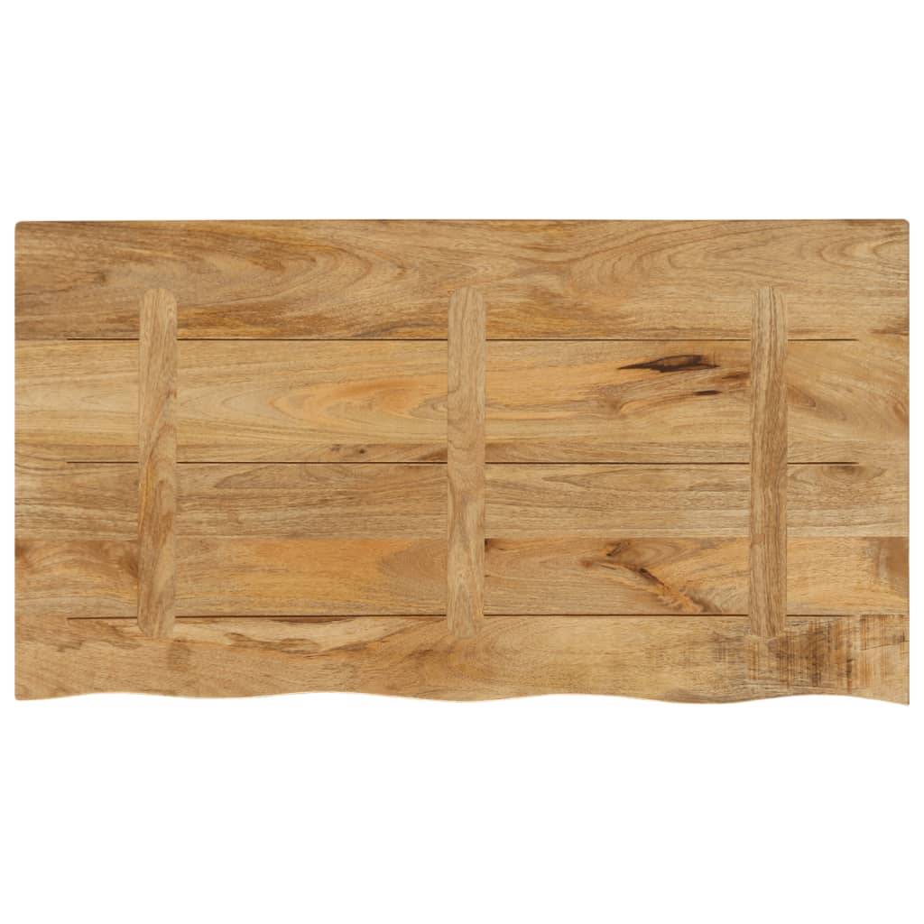 Blat de masă margine naturală, 110x60x3,8 cm, lemn masiv mango