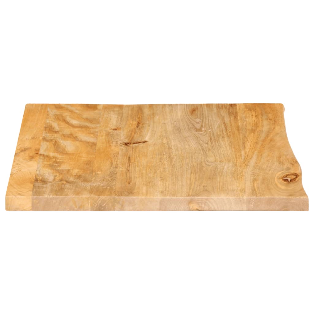 Blat de masă contur organic 60x60x2,5 cm lemn masiv de mango