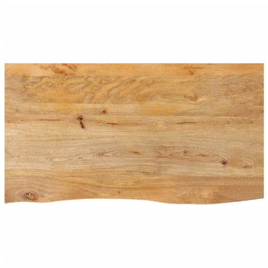 Blat de masă contur organic 100x60x2,5 cm lemn masiv de mango