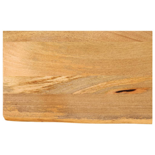 Blat de masă contur organic 40x30x3,8 cm lemn masiv de mango