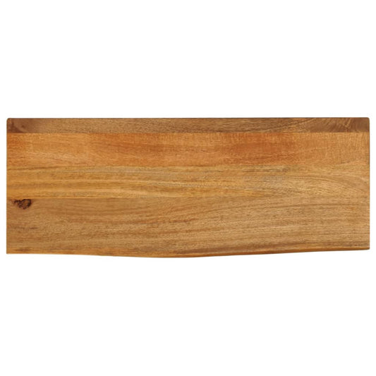 Blat de masă contur organic 80x20x2,5 cm lemn masiv de mango