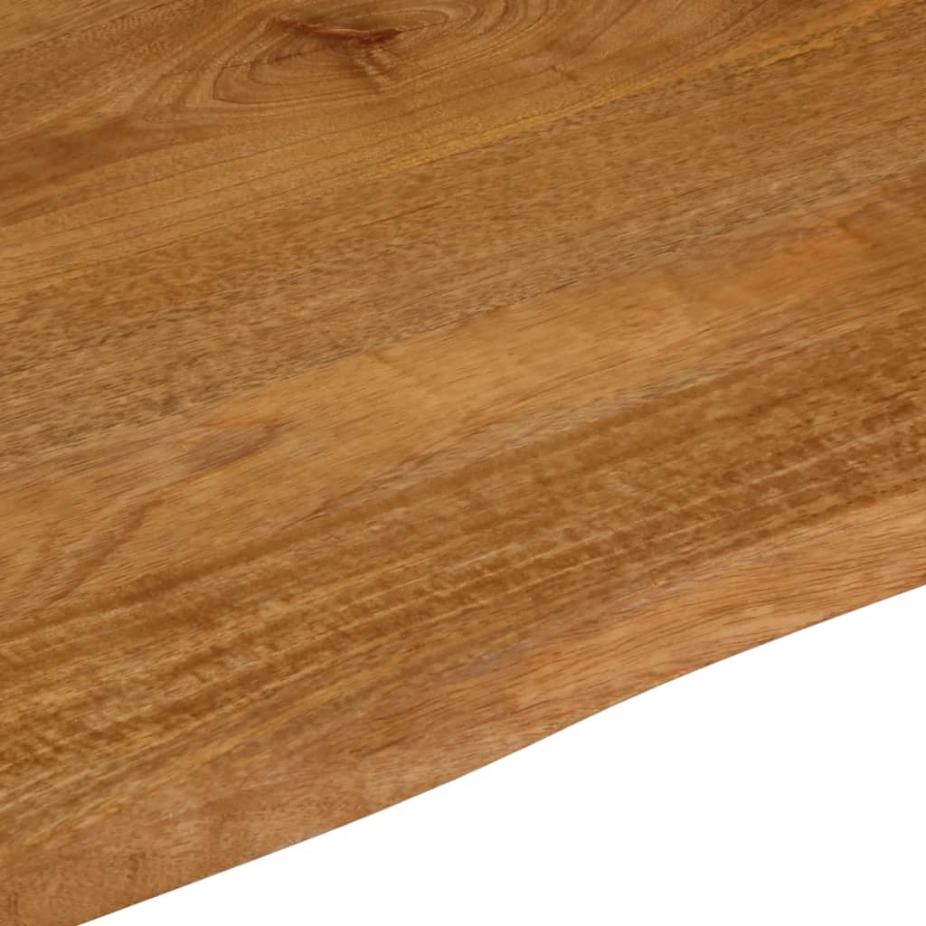 Blat de masă contur organic 60x60x3,8 cm lemn masiv de mango