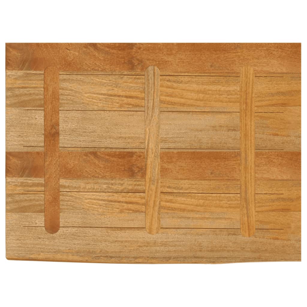 Blat de masă contur organic 90x60x3,8 cm lemn masiv de mango