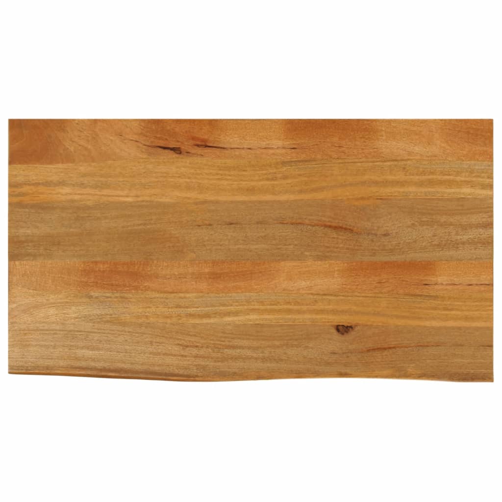 Blat de masă contur organic 100x60x3,8 cm lemn masiv de mango