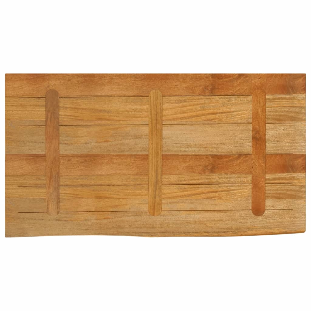 Blat de masă contur organic 100x60x3,8 cm lemn masiv de mango