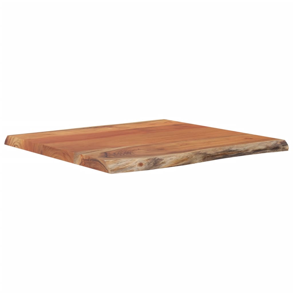 Blat masă 40x40x2,5 cm dreptunghiular lemn acacia margine vie