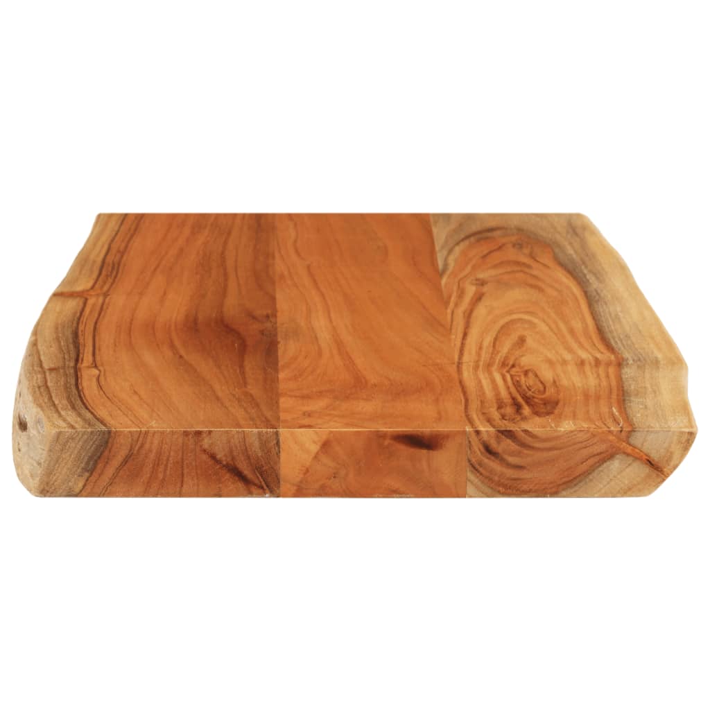 Blat masă 70x40x3,8 cm dreptunghiular lemn acacia margine vie