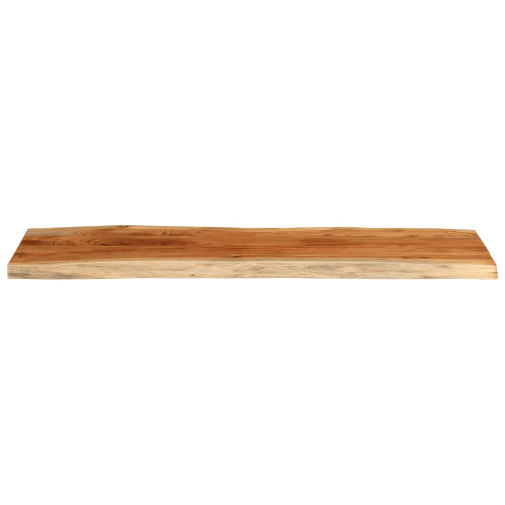 Blat masă 120x40x3,8 cm dreptunghiular lemn acacia margine vie