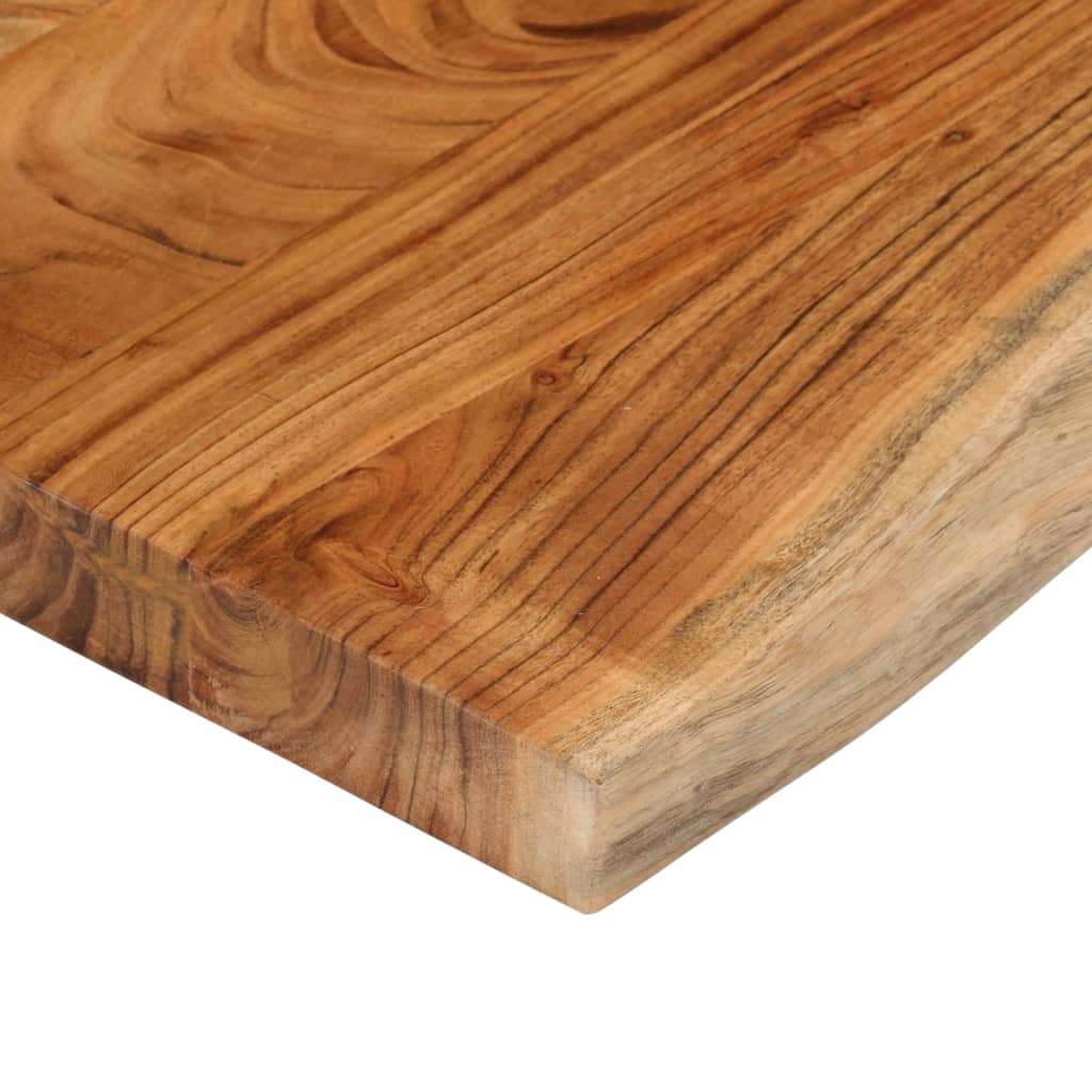 Blat masă 120x40x3,8 cm dreptunghiular lemn acacia margine vie