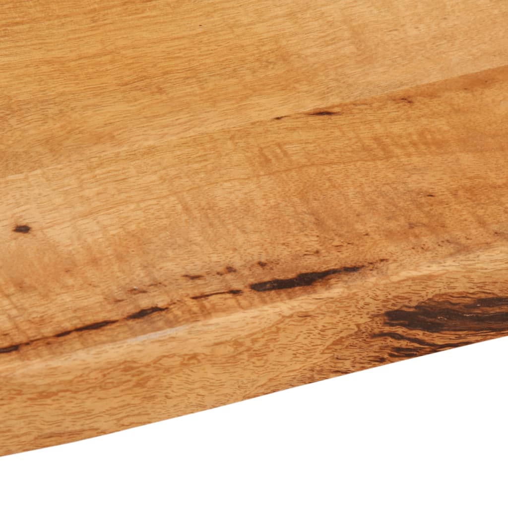 Blat masă cu margini, 90x60x3,8 cm, lemn masiv mango