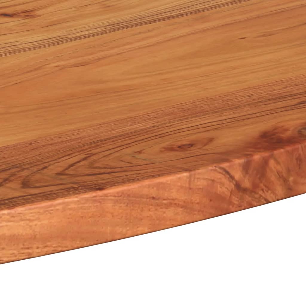 Blat de masă oval, 110x50x2,5 cm, lemn masiv de acacia