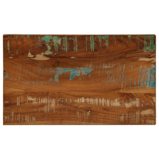 Blat de masă, 50x30x2,5 cm, dreptunghiular, lemn masiv reciclat