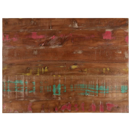 Blat de masă, 90x60x1,5 cm, dreptunghiular, lemn masiv reciclat