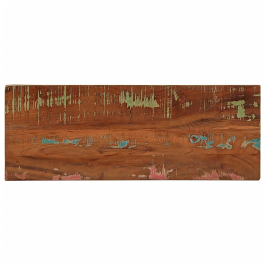 Blat de masă, 80x20x3,8 cm, dreptunghiular, lemn masiv reciclat
