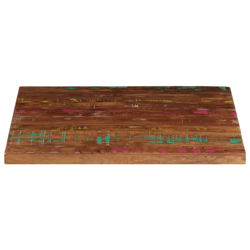 Blat de masă pătrată, 80x80x3,8 cm, lemn masiv reciclat