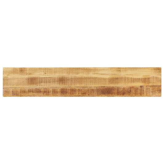 Blat de masă 140x20x3,8 cm dreptunghiular lemn masiv mango brut