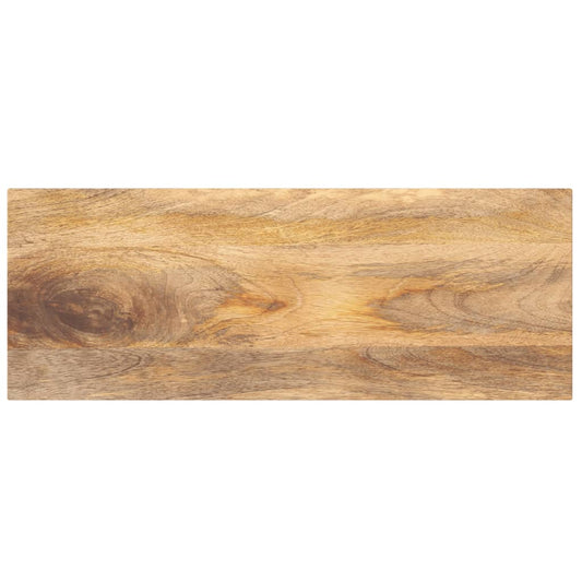 Blat masă 80x20x2,5 cm lemn masiv dreptunghiular de mango
