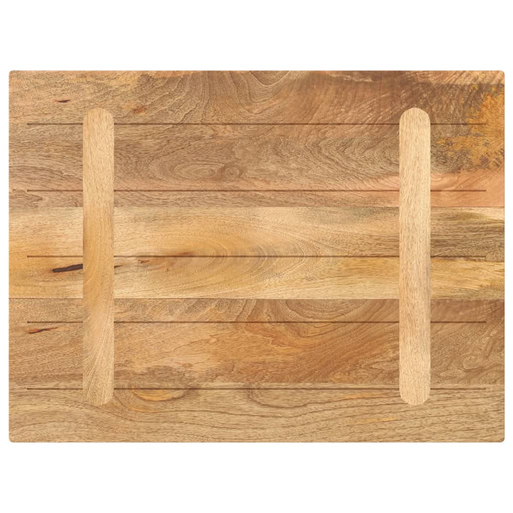 Blat masă 90x70x2,5 cm lemn masiv dreptunghiular de mango