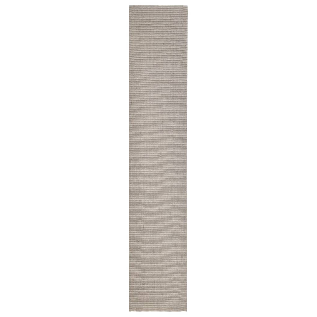 Covor din sisal pentru ansamblu de zgâriat, nisipiu, 66x350 cm